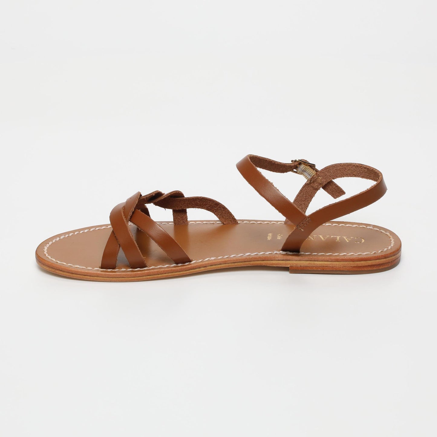 Josephine sandales en cuir camel