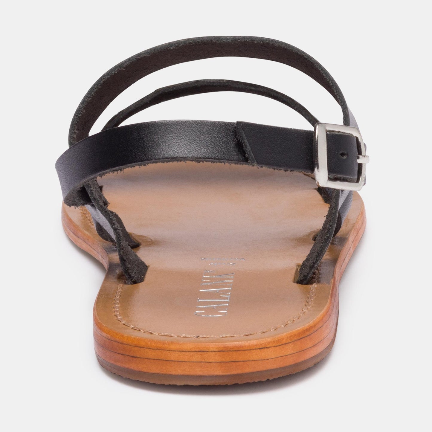 KENDALL sandales en cuir black alligator