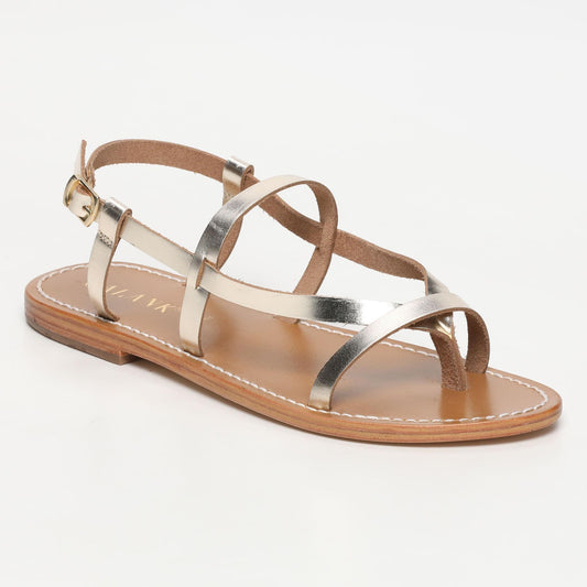 LAUTARO sandales en cuir gold