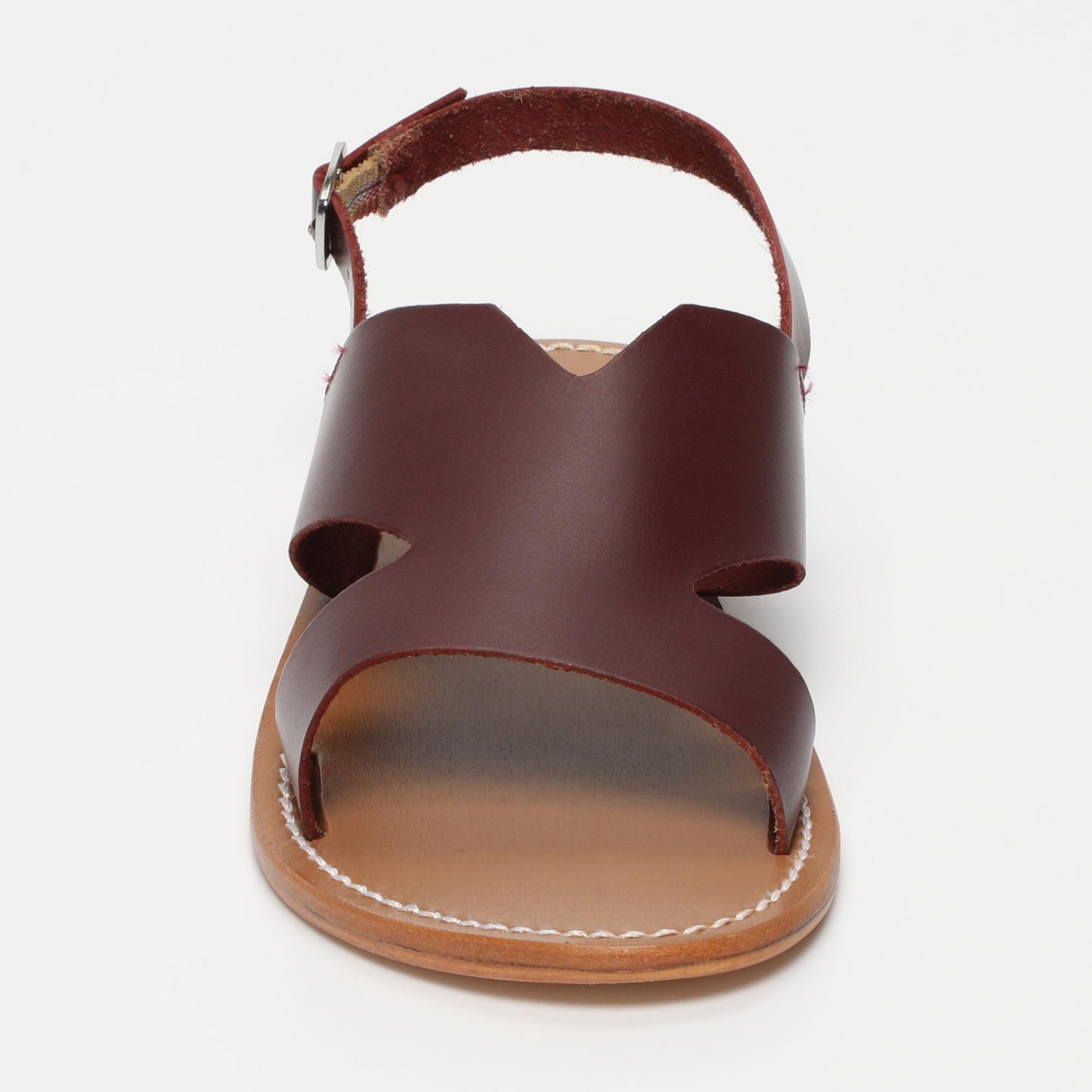 LIMA sandales en cuir burgundy