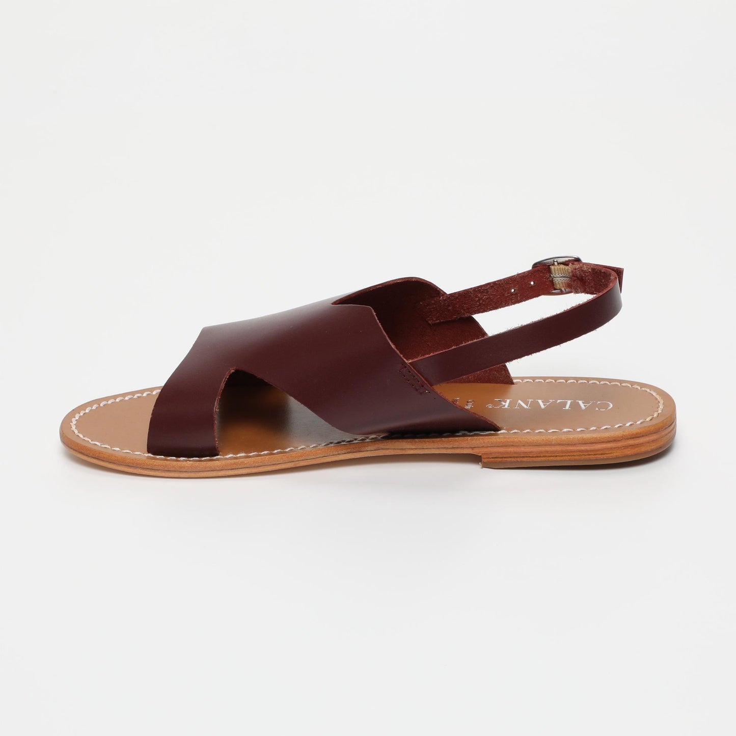 LIMA sandales en cuir burgundy