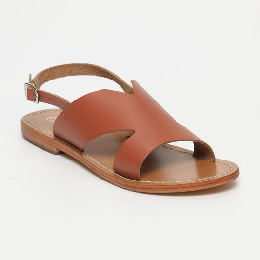 LIMA sandales en cuir camel