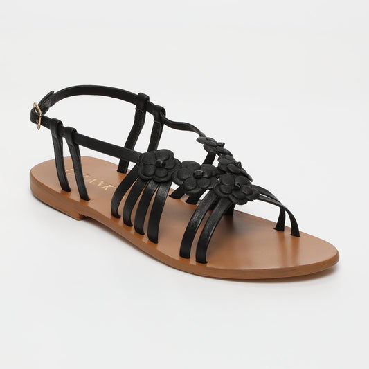 Leilani sandales en cuir black
