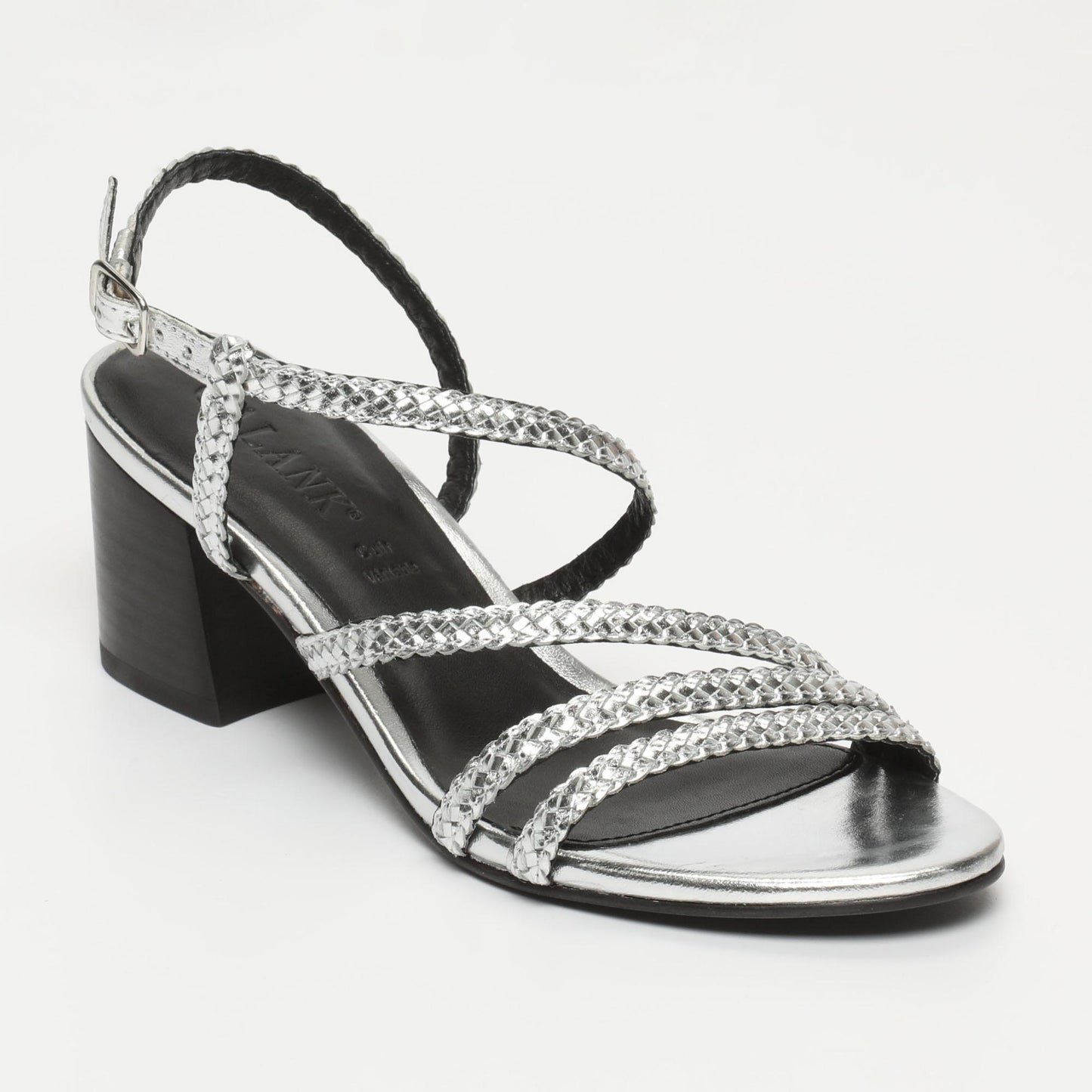 MAHALA sandales en cuir silver