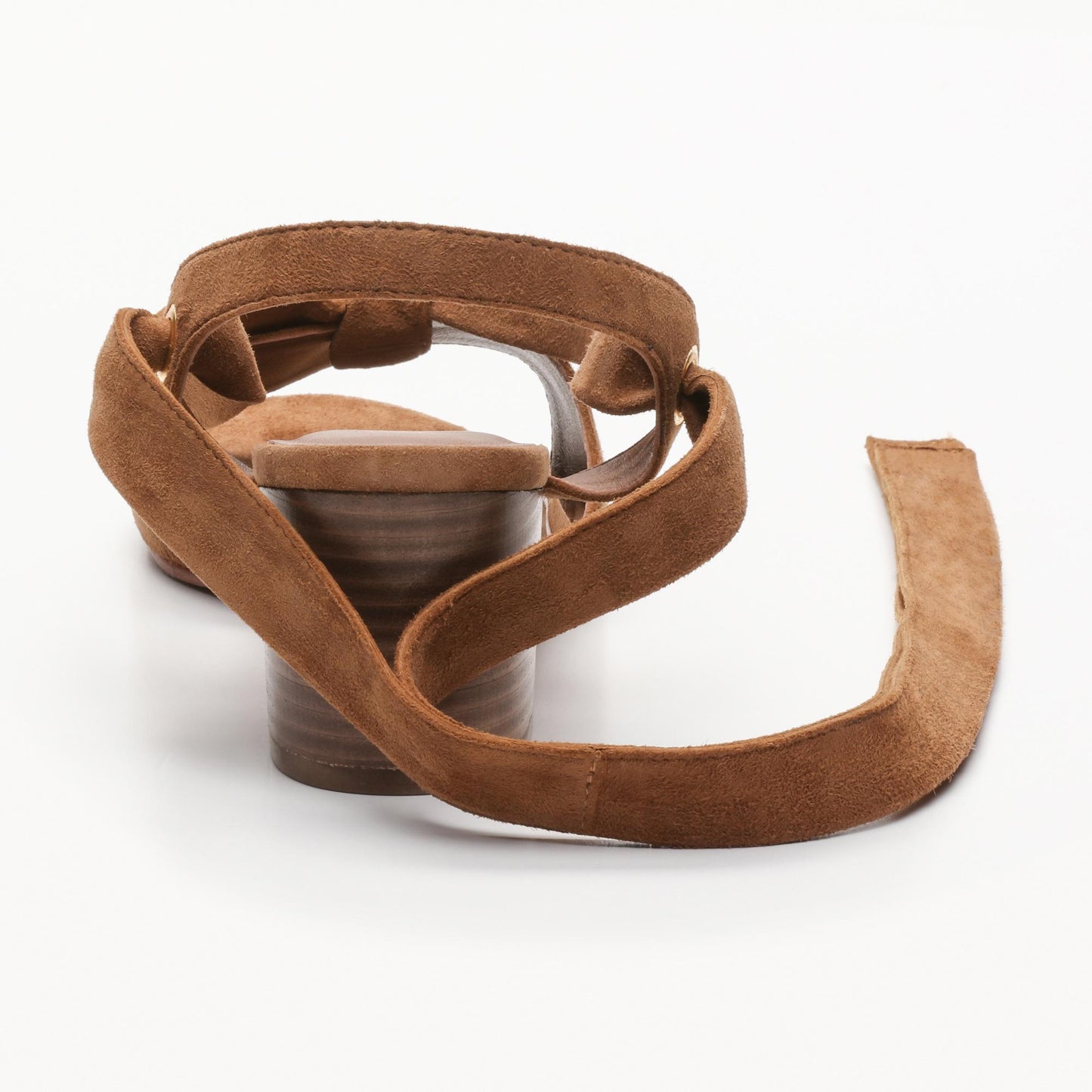 MAIKA sandales en cuir camel