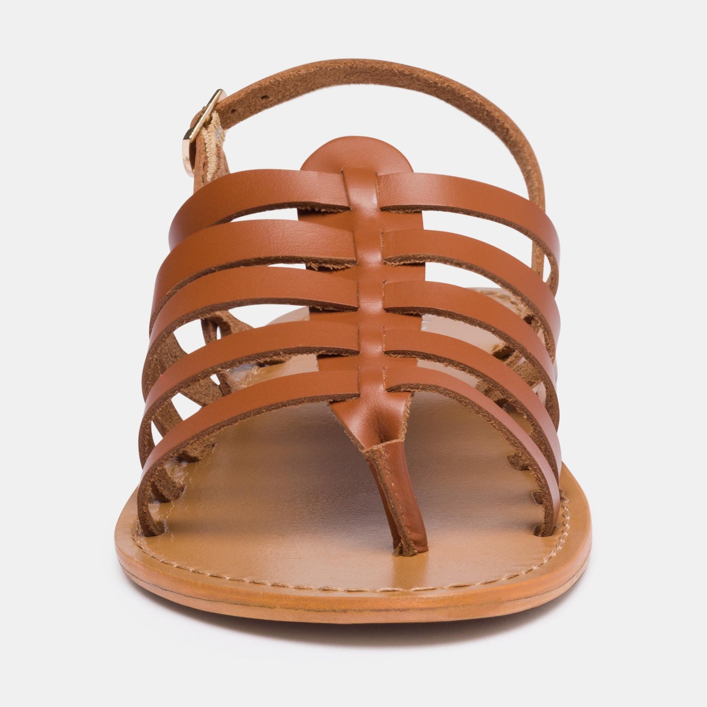 MAITEN sandales en cuir camel