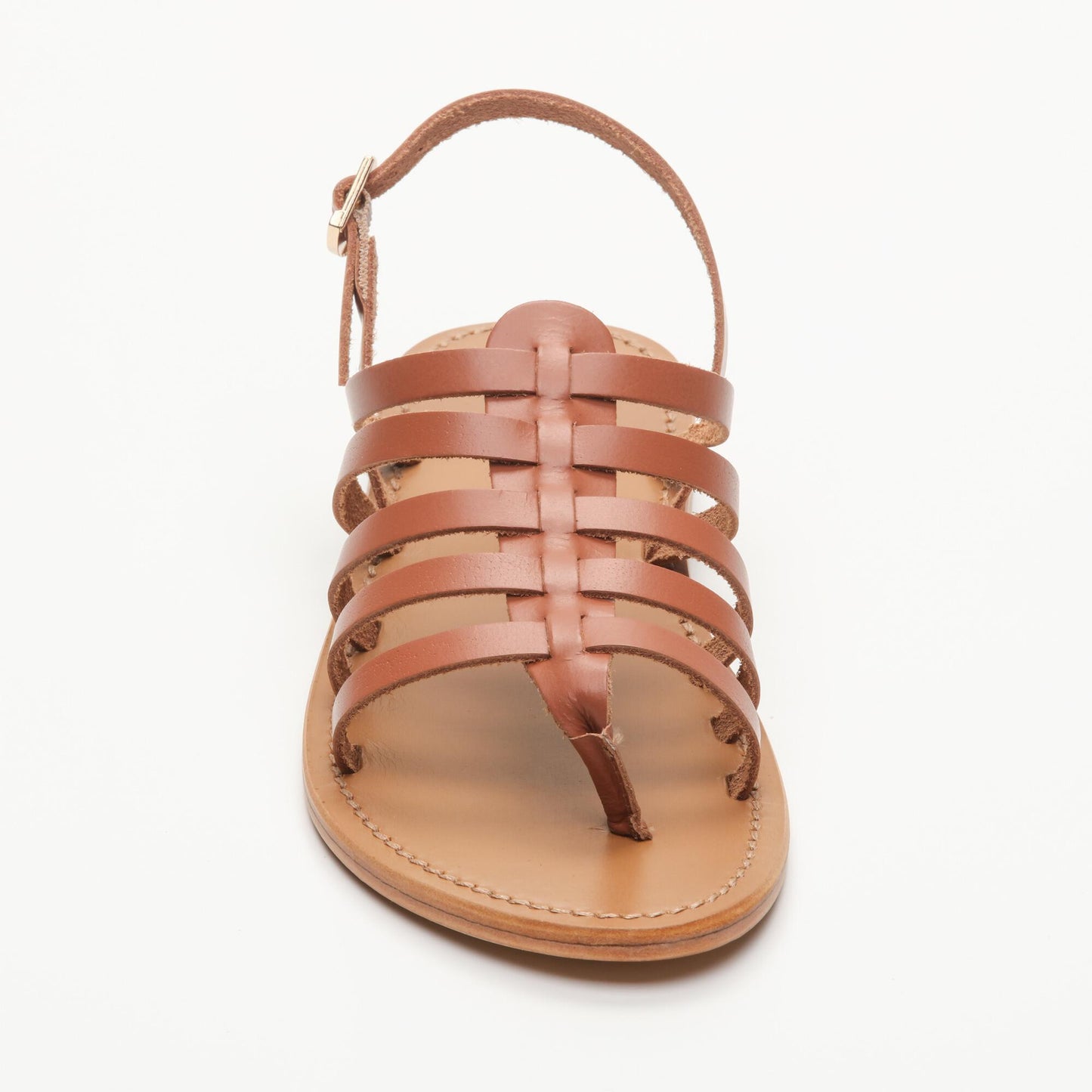 MAITEN sandales en cuir camel