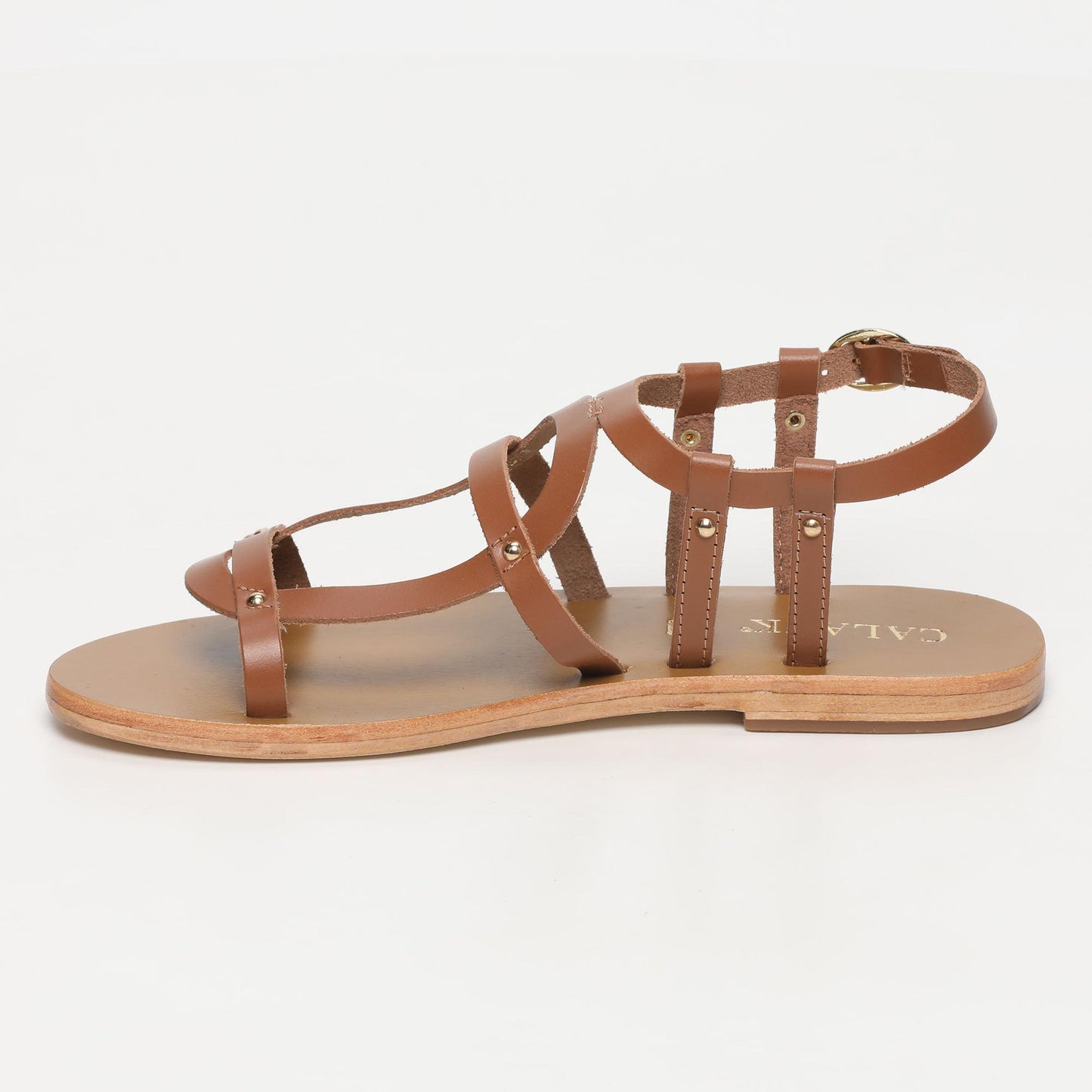 MARINO sandales en cuir camel
