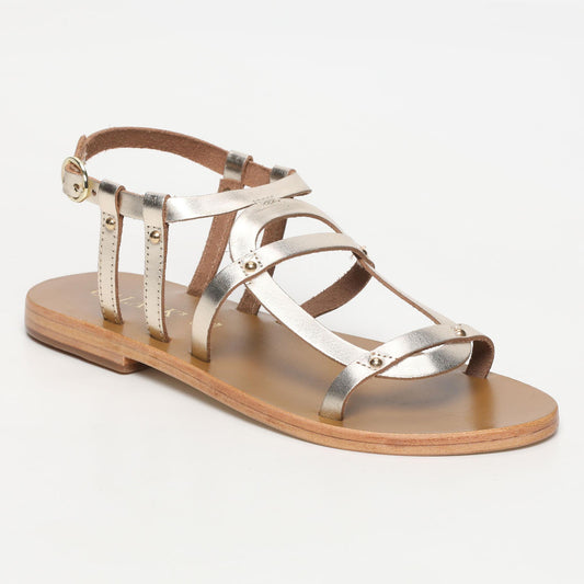 MARINO sandales en cuir gold