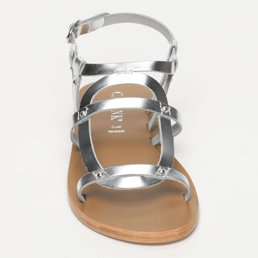 MARINO sandales en cuir silver