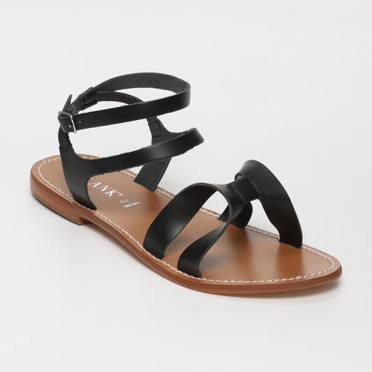 Madeline sandales en cuir black