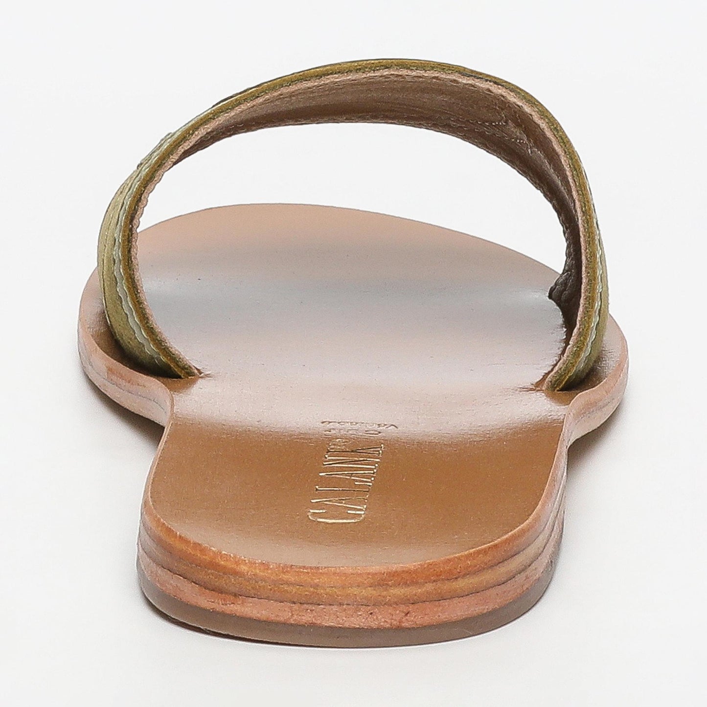 NARIMAN sandales en cuir olive