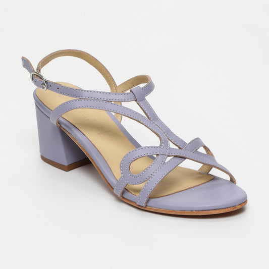 Nana sandales en cuir lavender