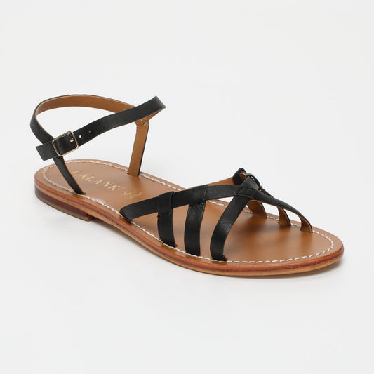 Natalia sandales en cuir black