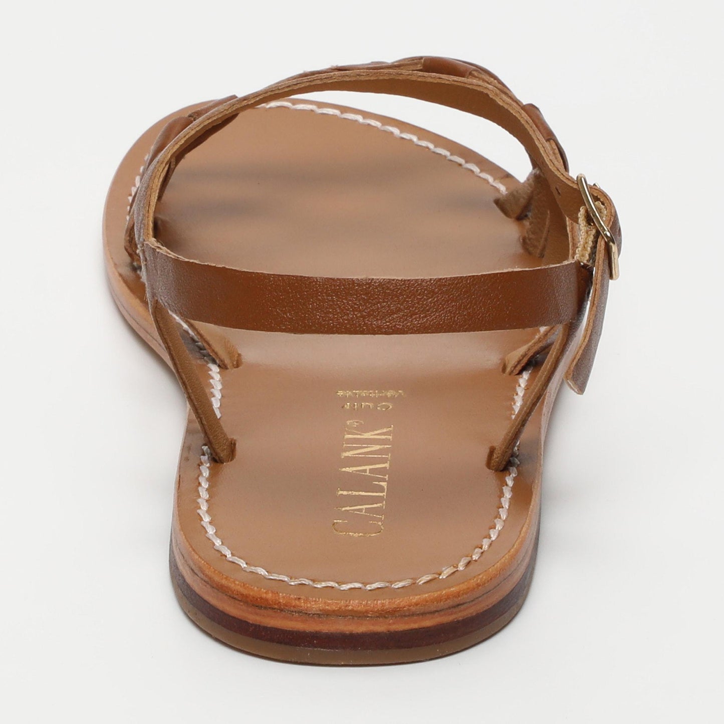 Natalia sandales en cuir camel