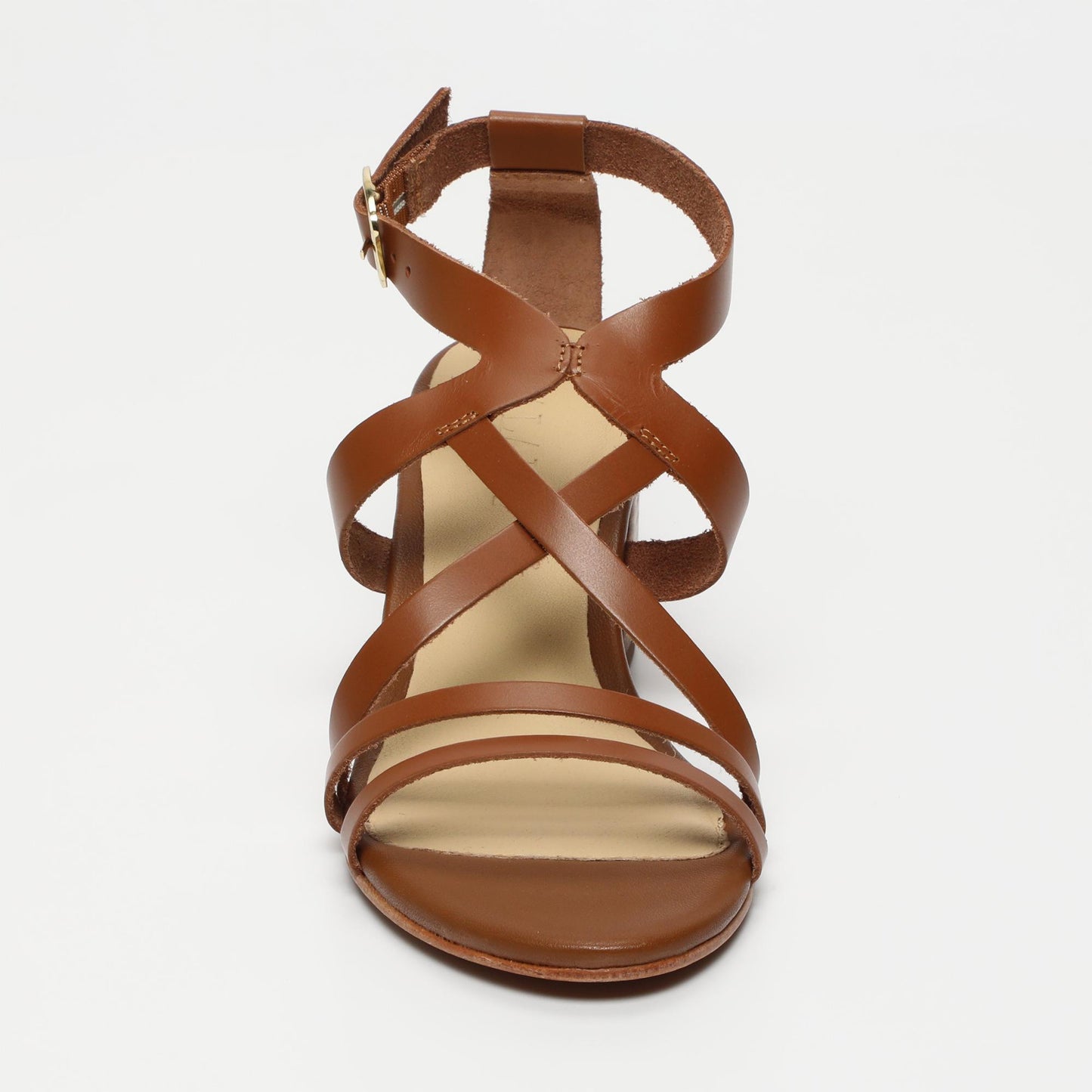 Nellie sandales en cuir camel