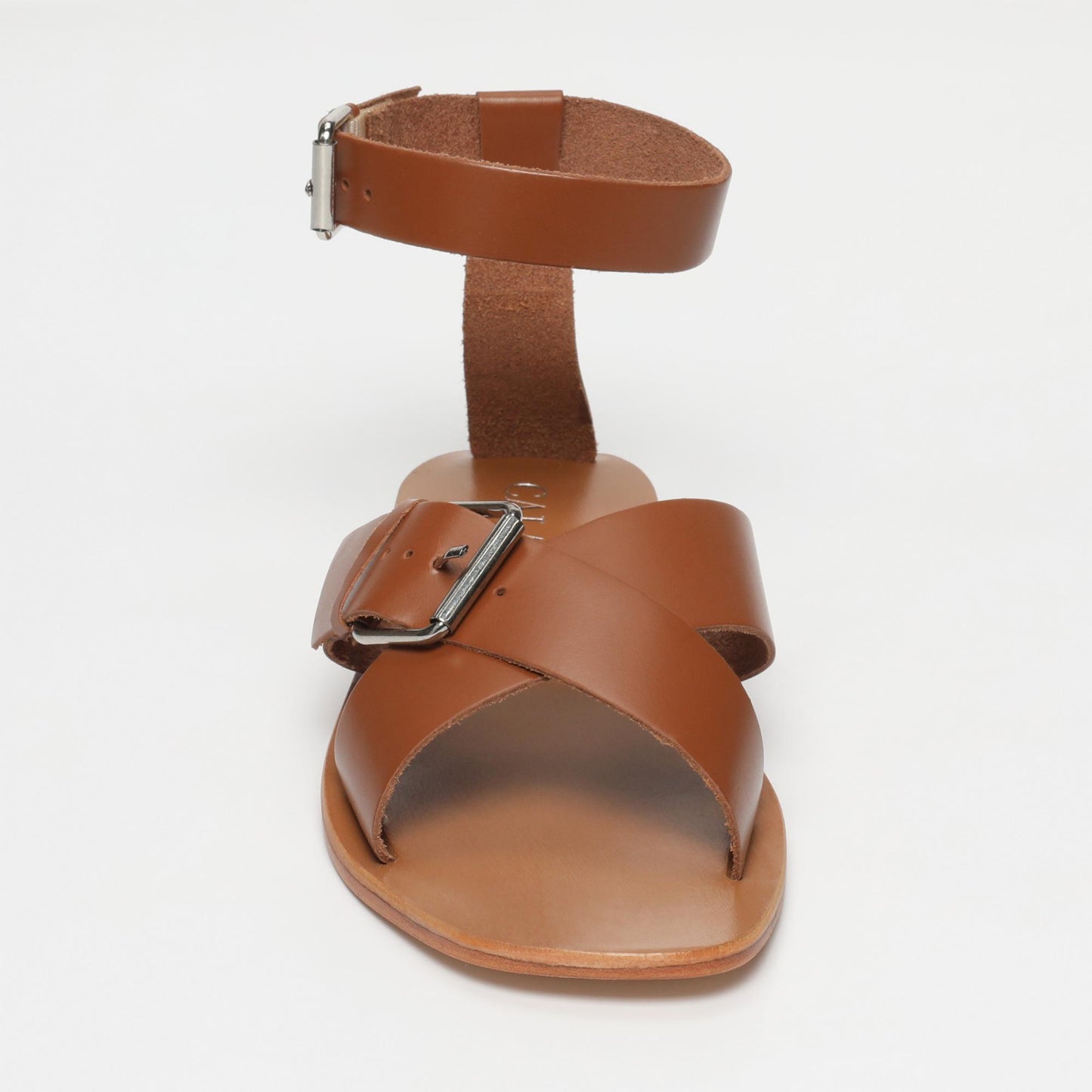 Nevaeh sandales en cuir camel