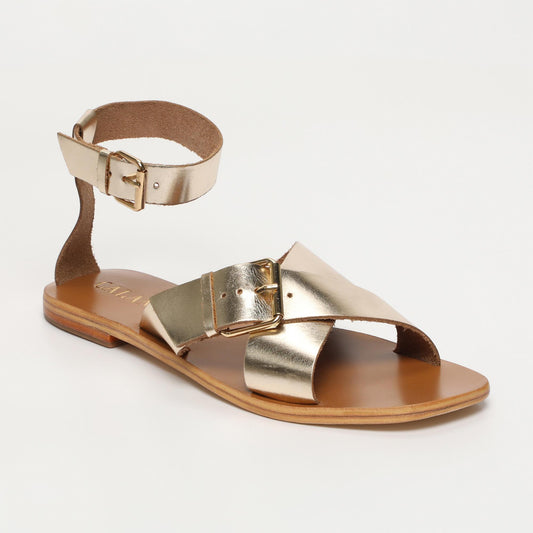 Nevaeh sandales en cuir gold