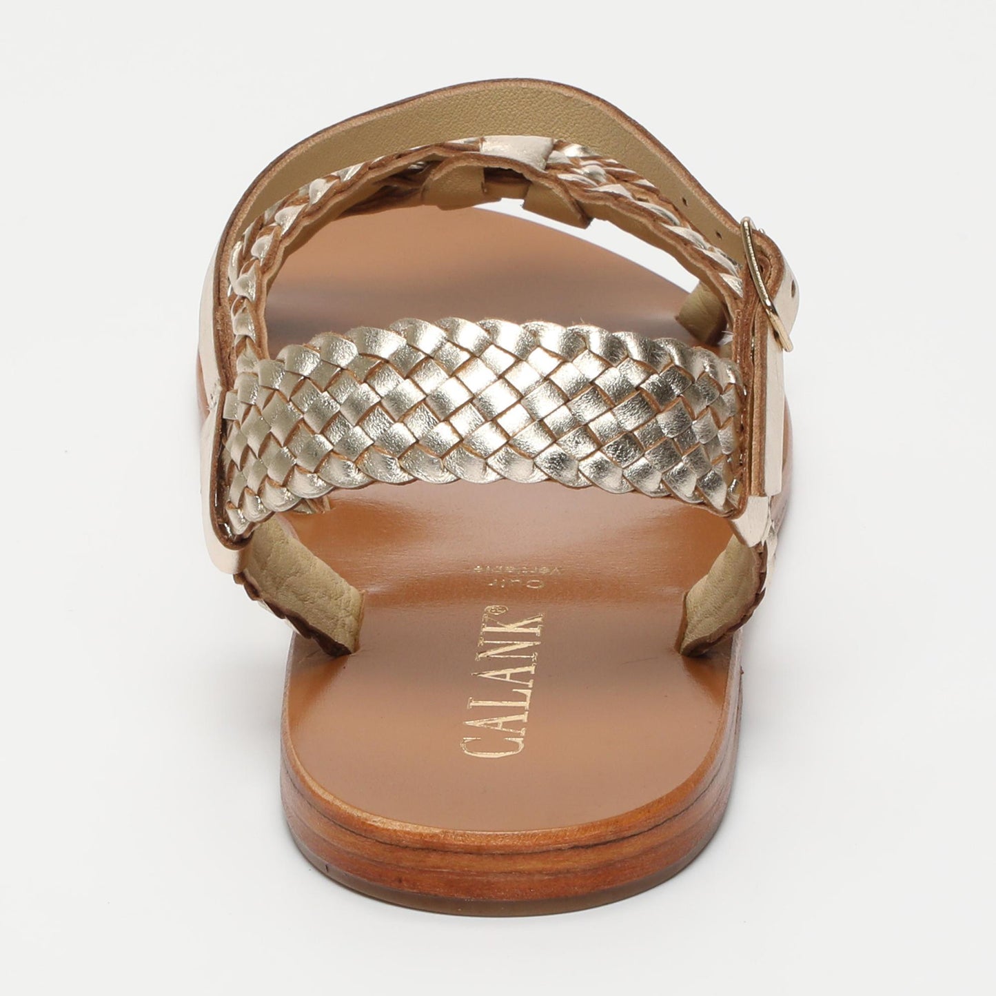 Niah sandales en cuir gold