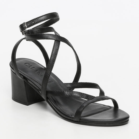 Nitsa sandales en cuir black
