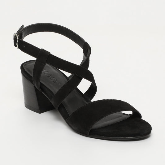 Nyssa sandales en cuir black