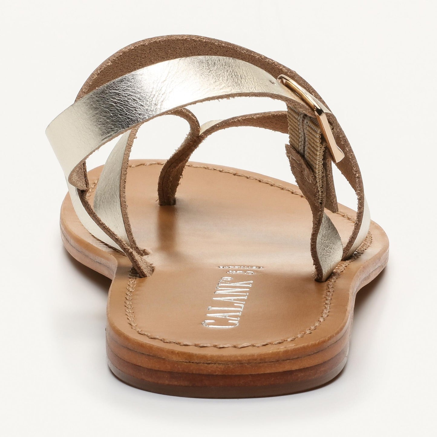 PALMEIRAS sandales en cuir gold