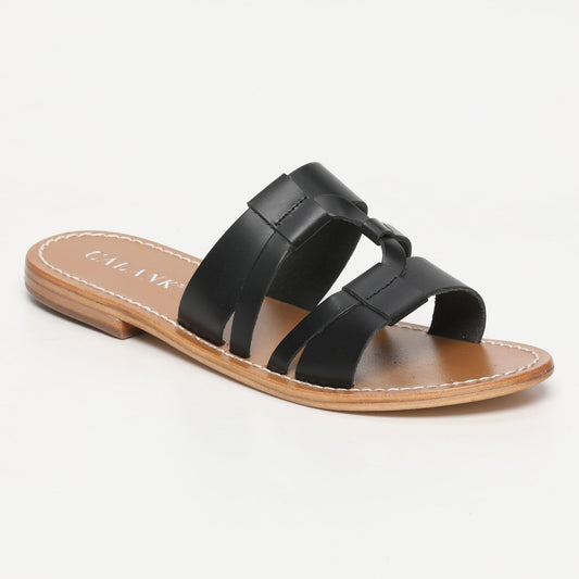PANTAGONIA sandales en cuir black