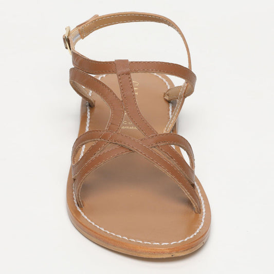PARGUA sandales en cuir camel