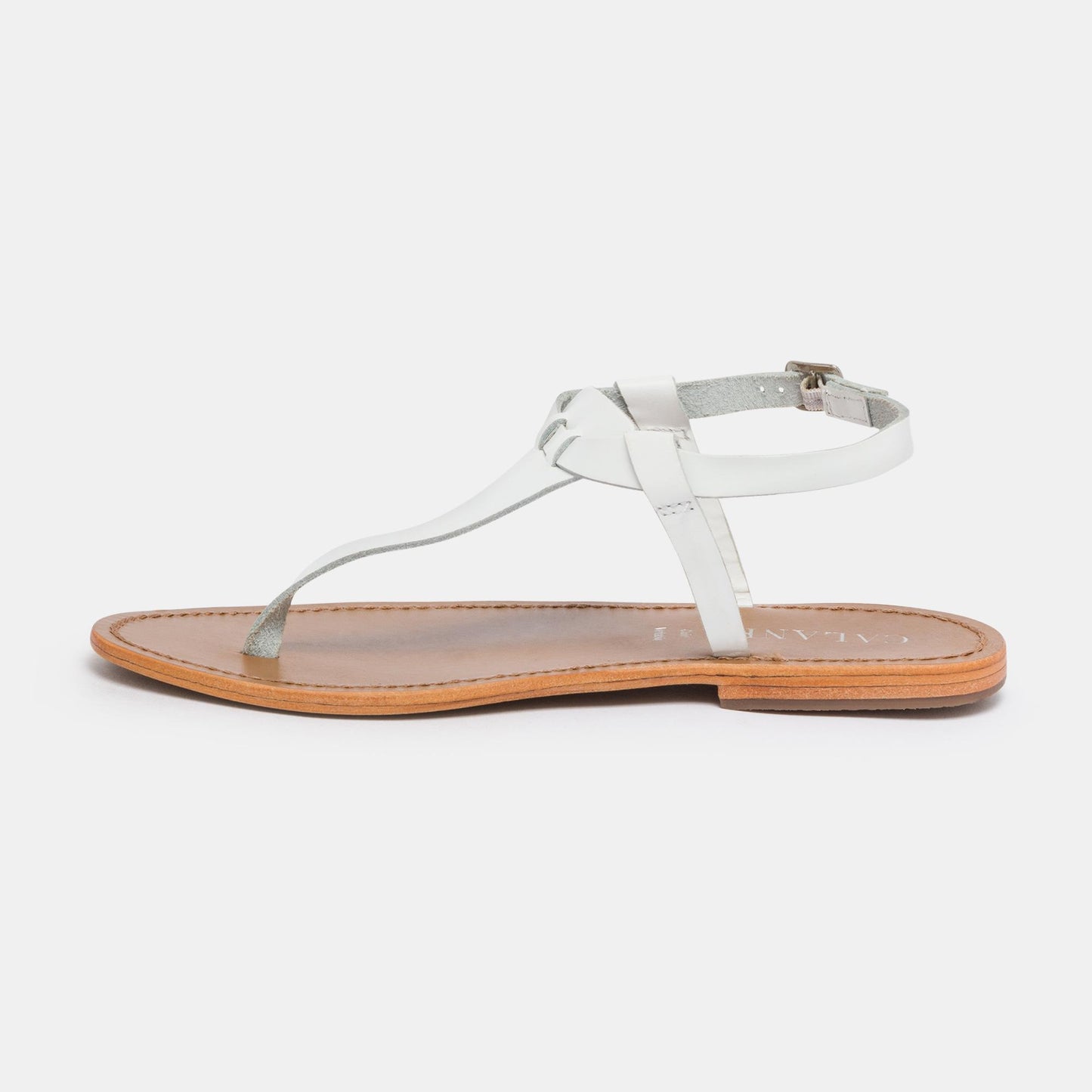 PEDERNERA sandales en cuir white