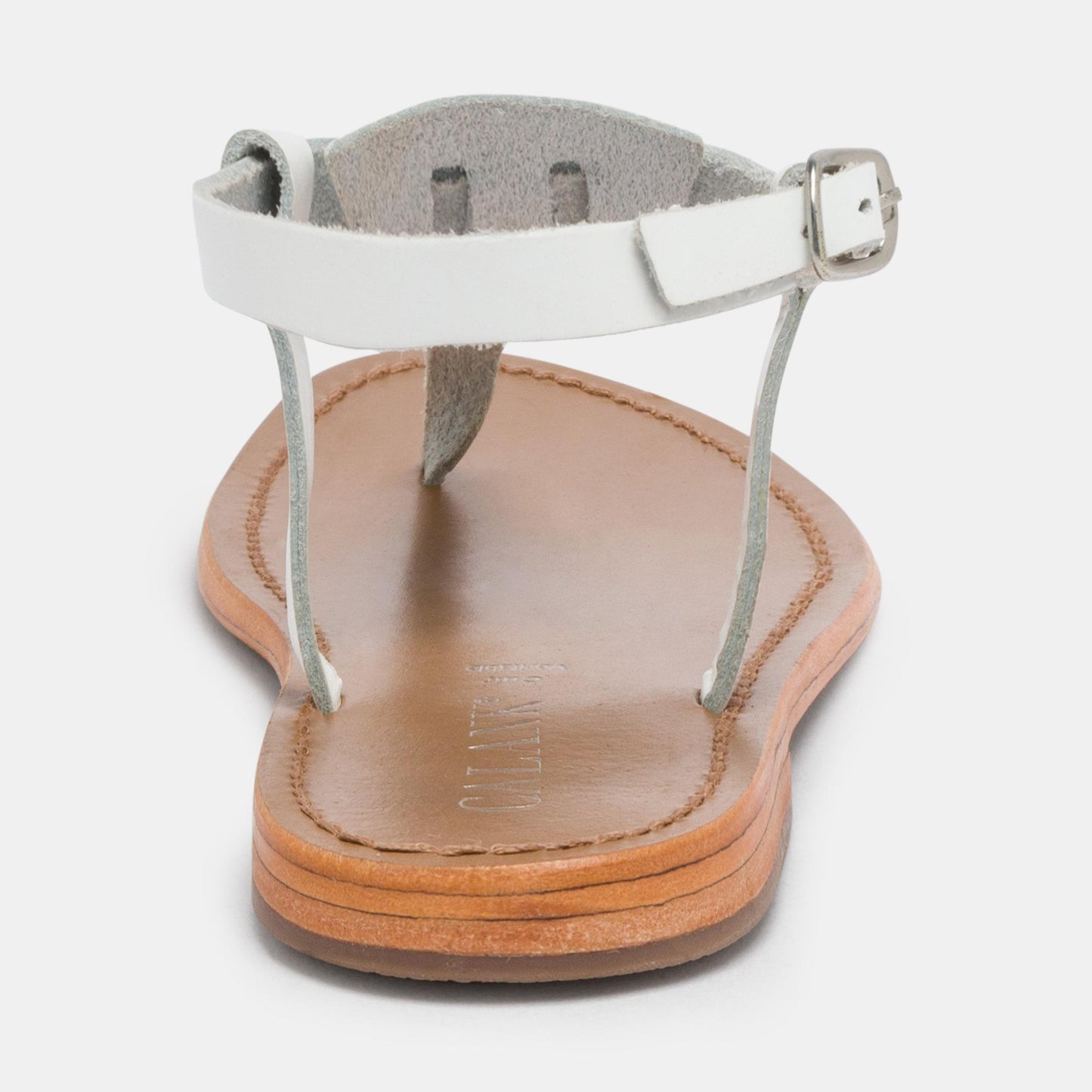 PEDERNERA sandales en cuir white