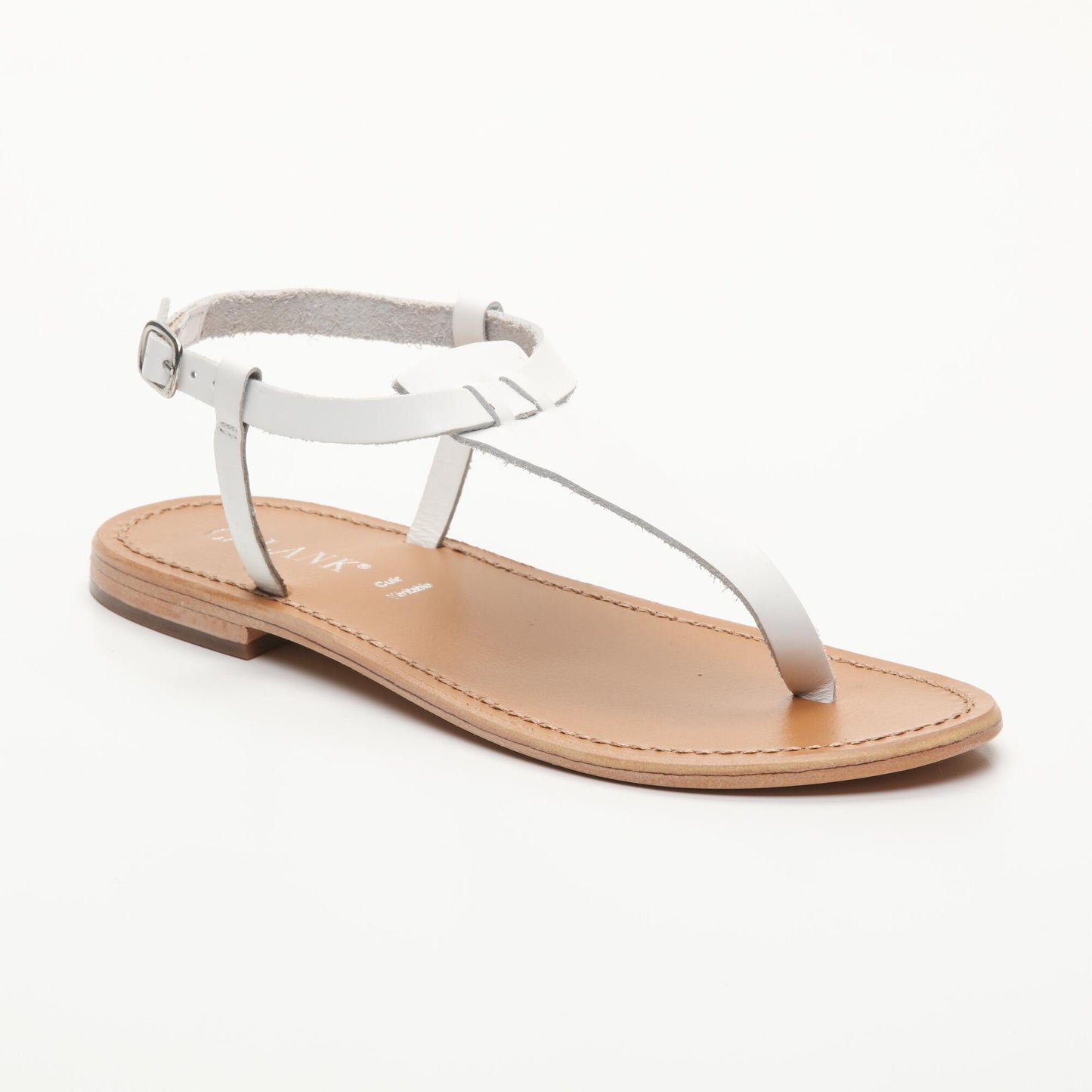 PEDERNERA sandales en cuir white