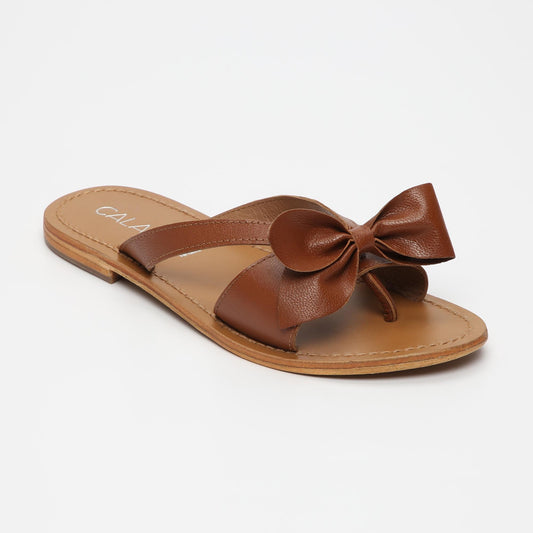 PICARE sandales en cuir camel