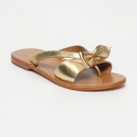 PICARE sandales en cuir dark gold