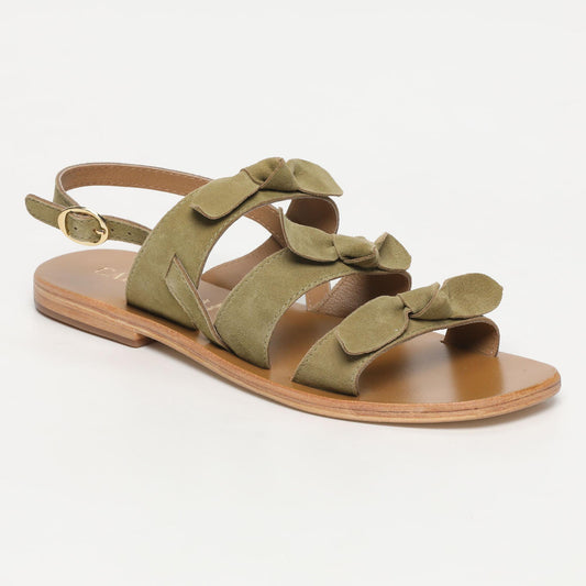 RIMINI sandales en cuir olive