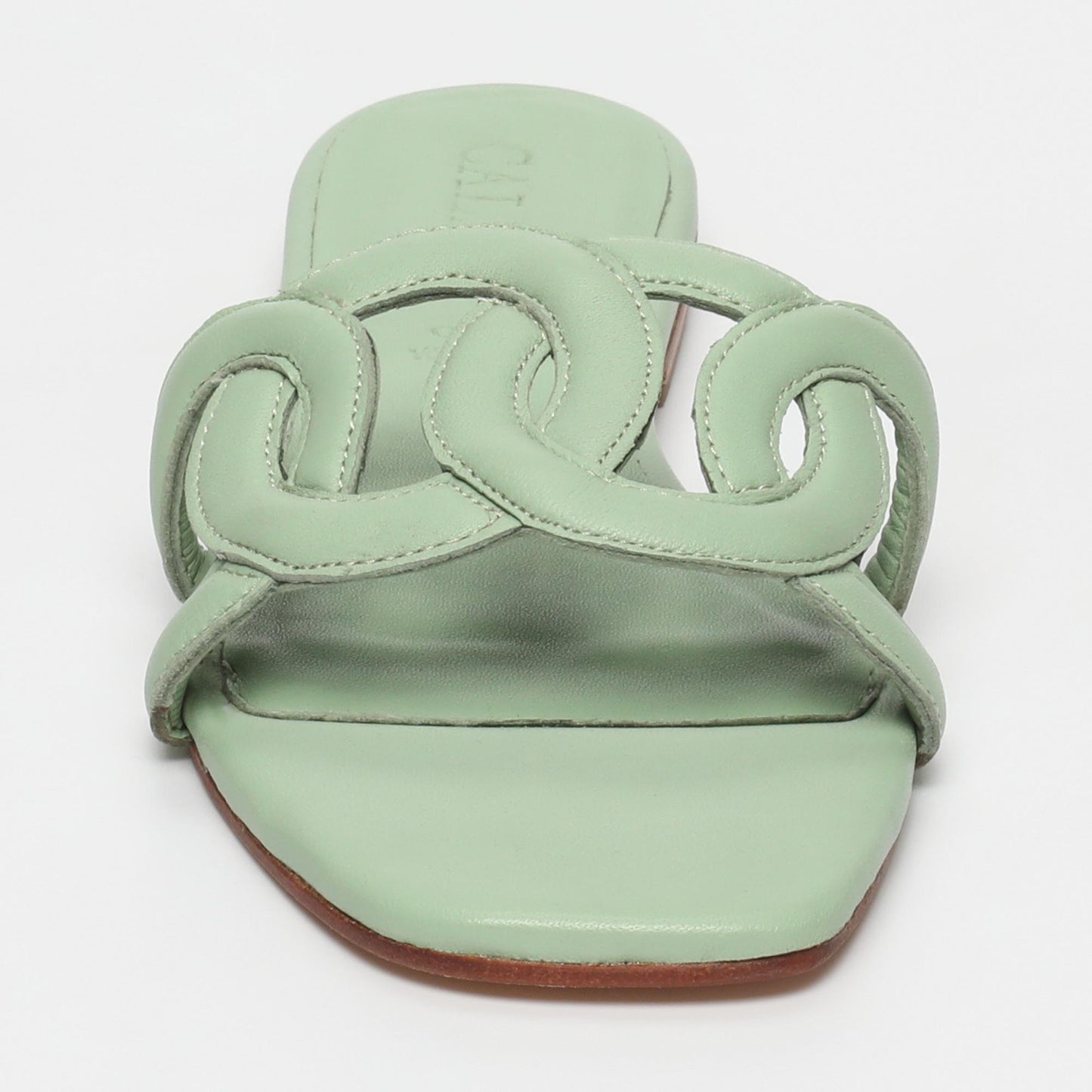 ROMI sandales en cuir mint