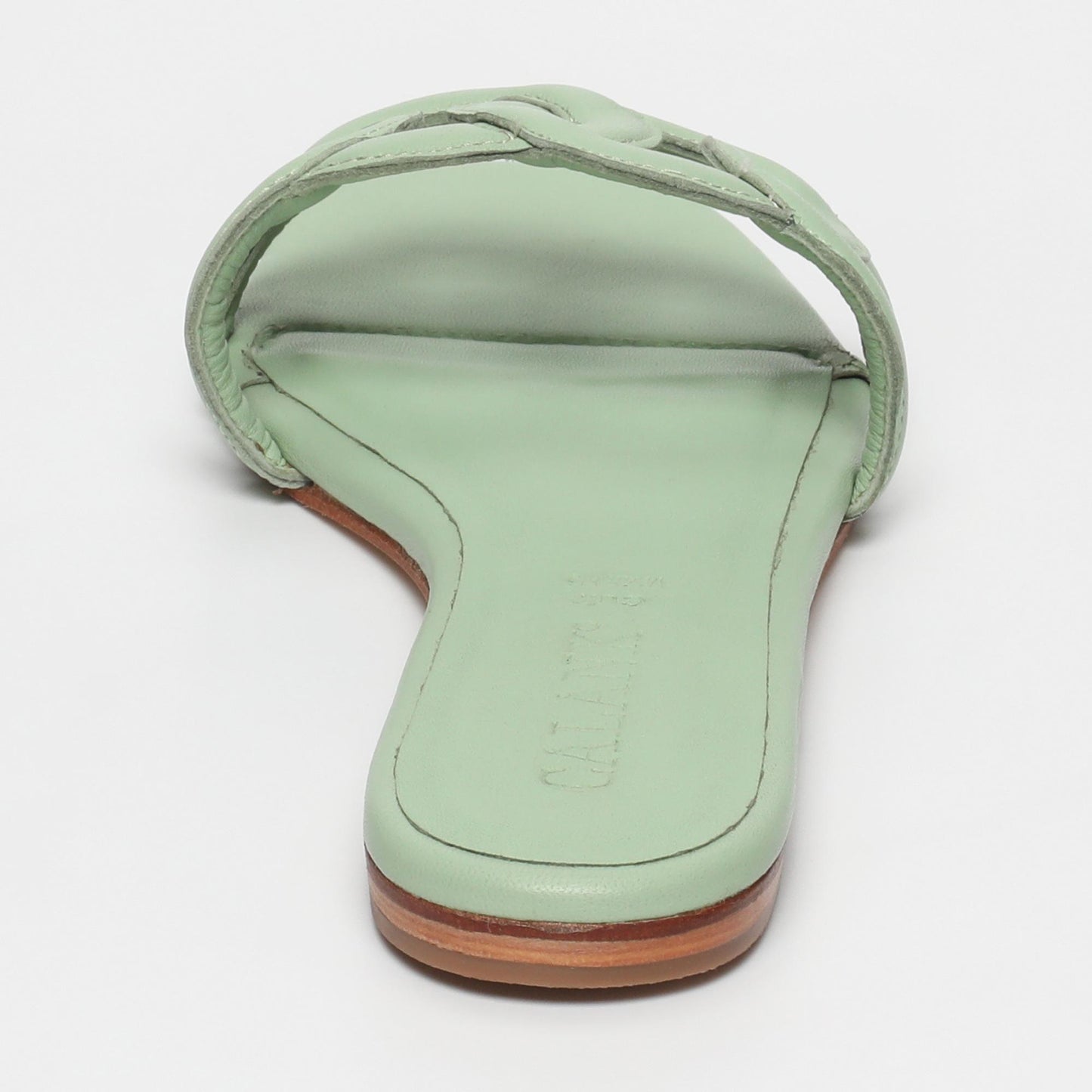 ROMI sandales en cuir mint