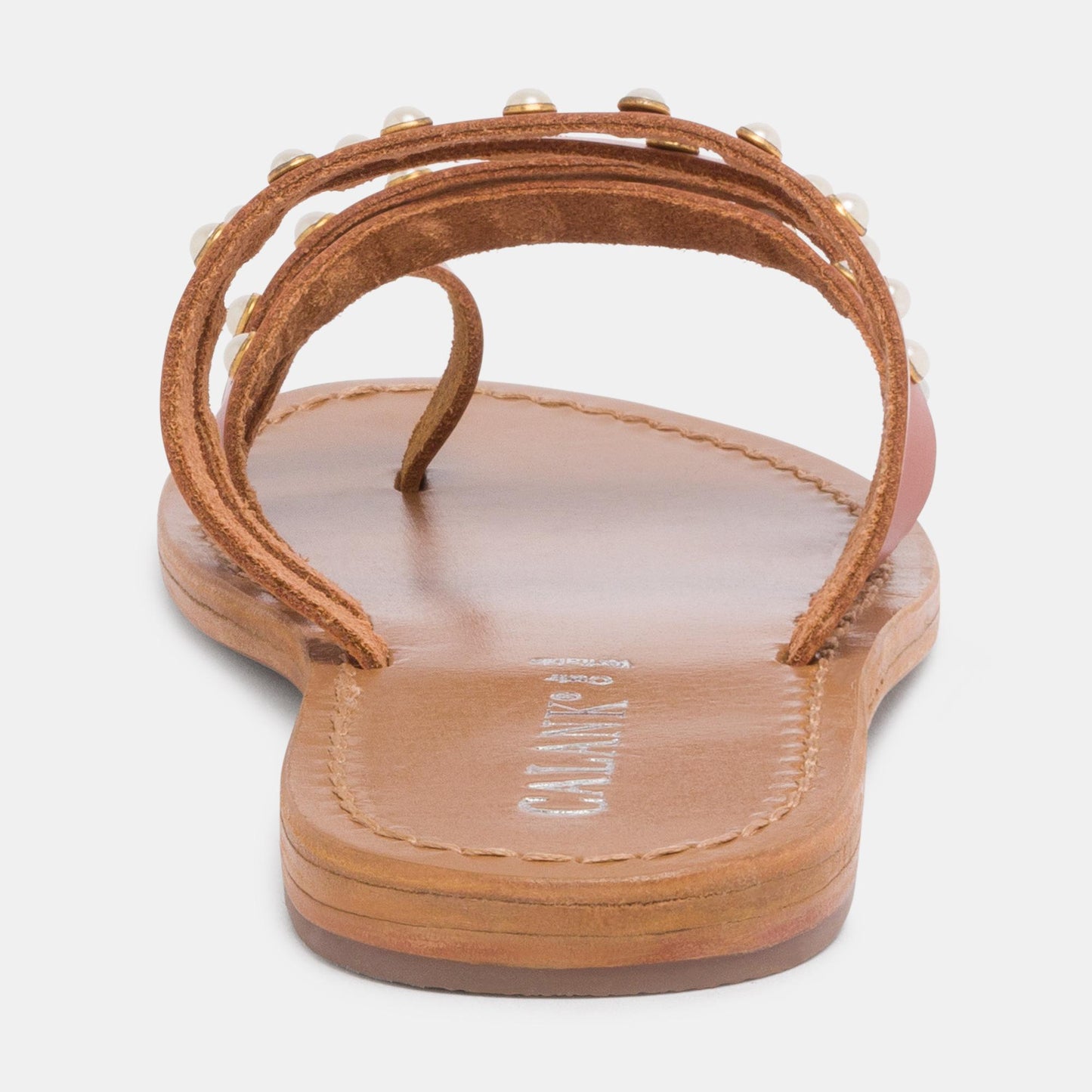 STATIRA sandales en cuir camel