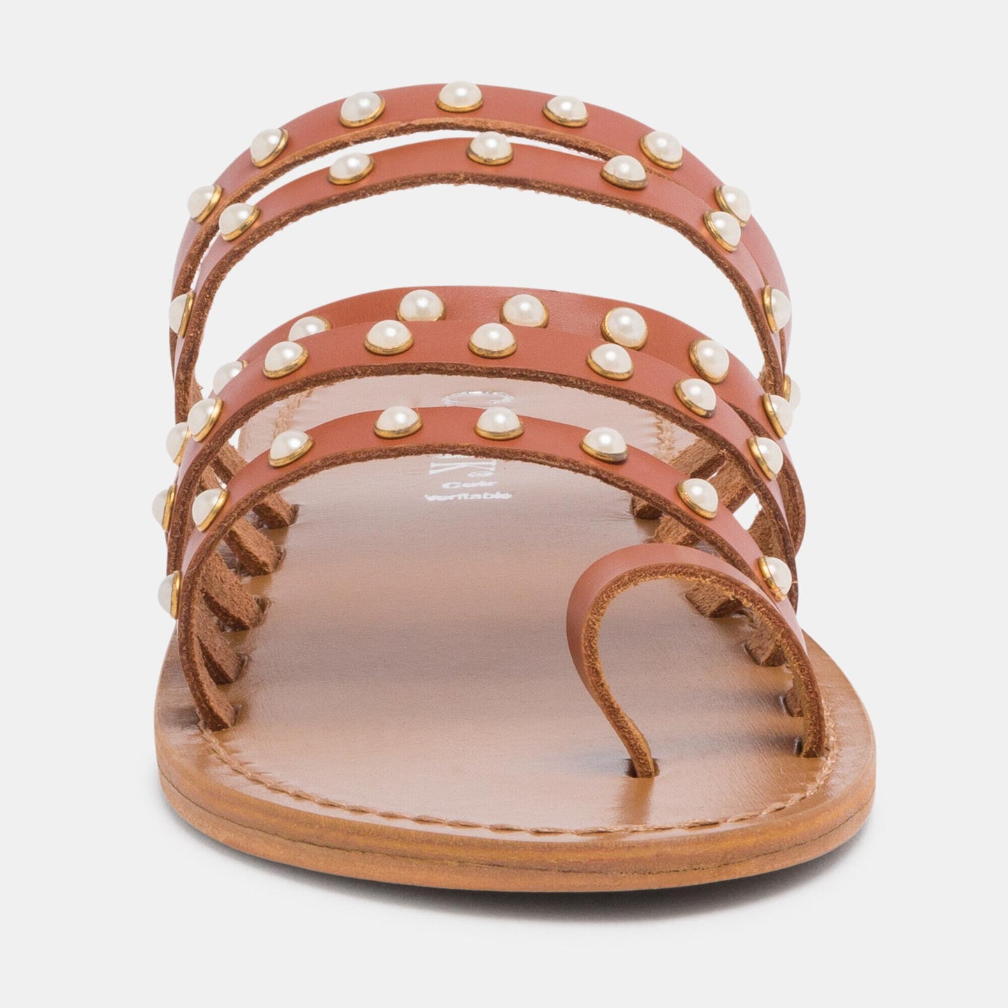STATIRA sandales en cuir camel