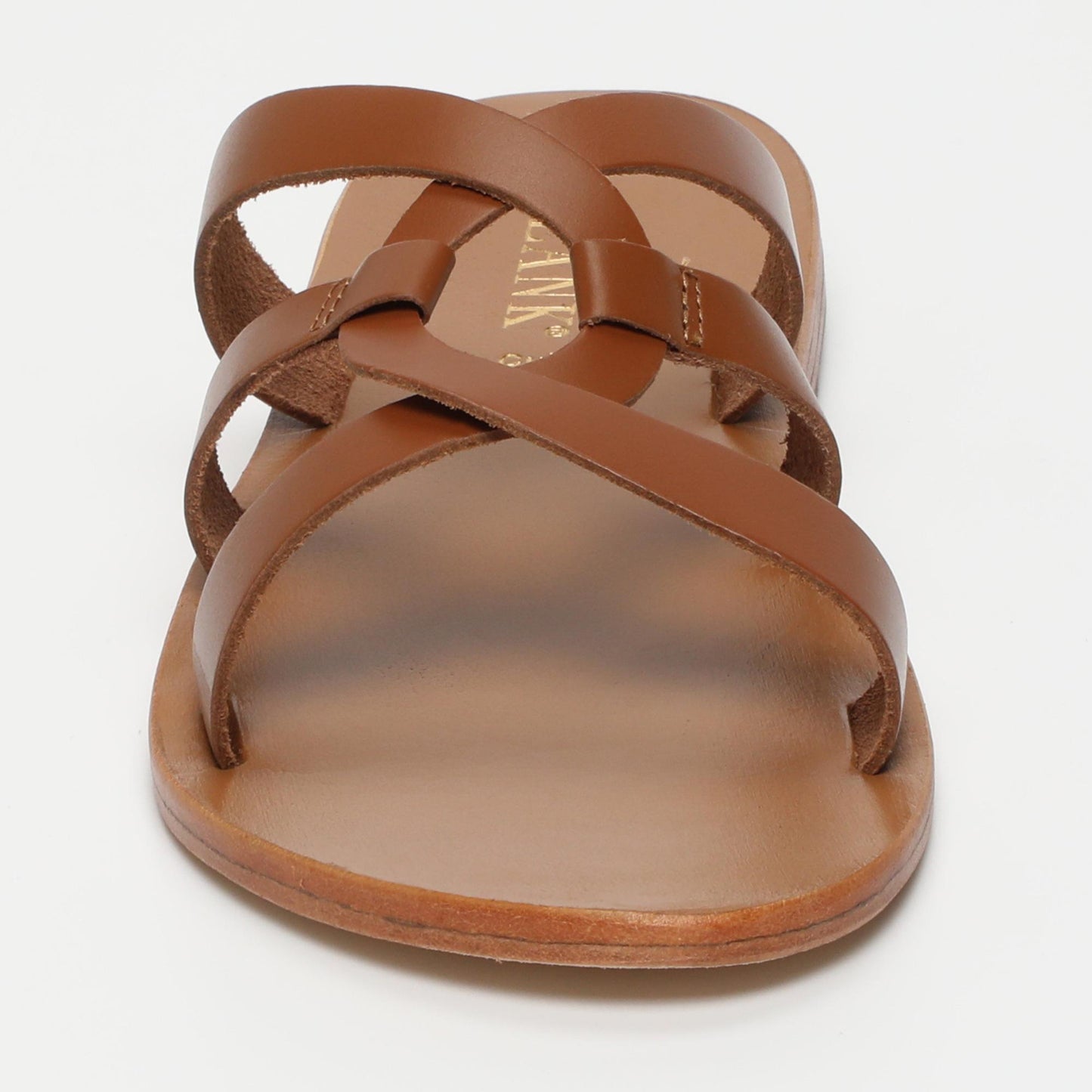 Sarah sandales en cuir camel