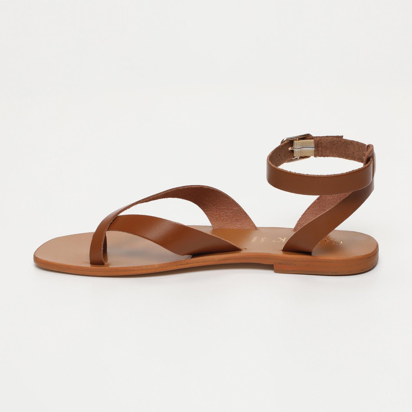 Sophie sandales en cuir camel