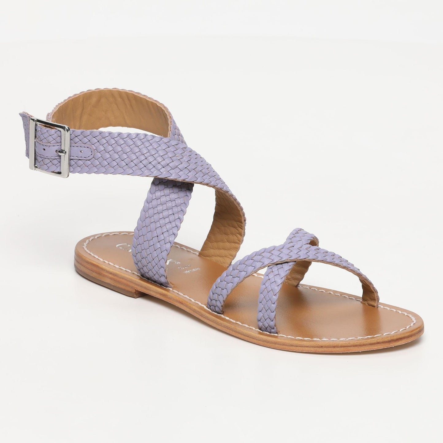 VILCUN sandales en cuir lavender
