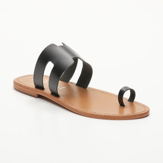 YASS sandales en cuir black
