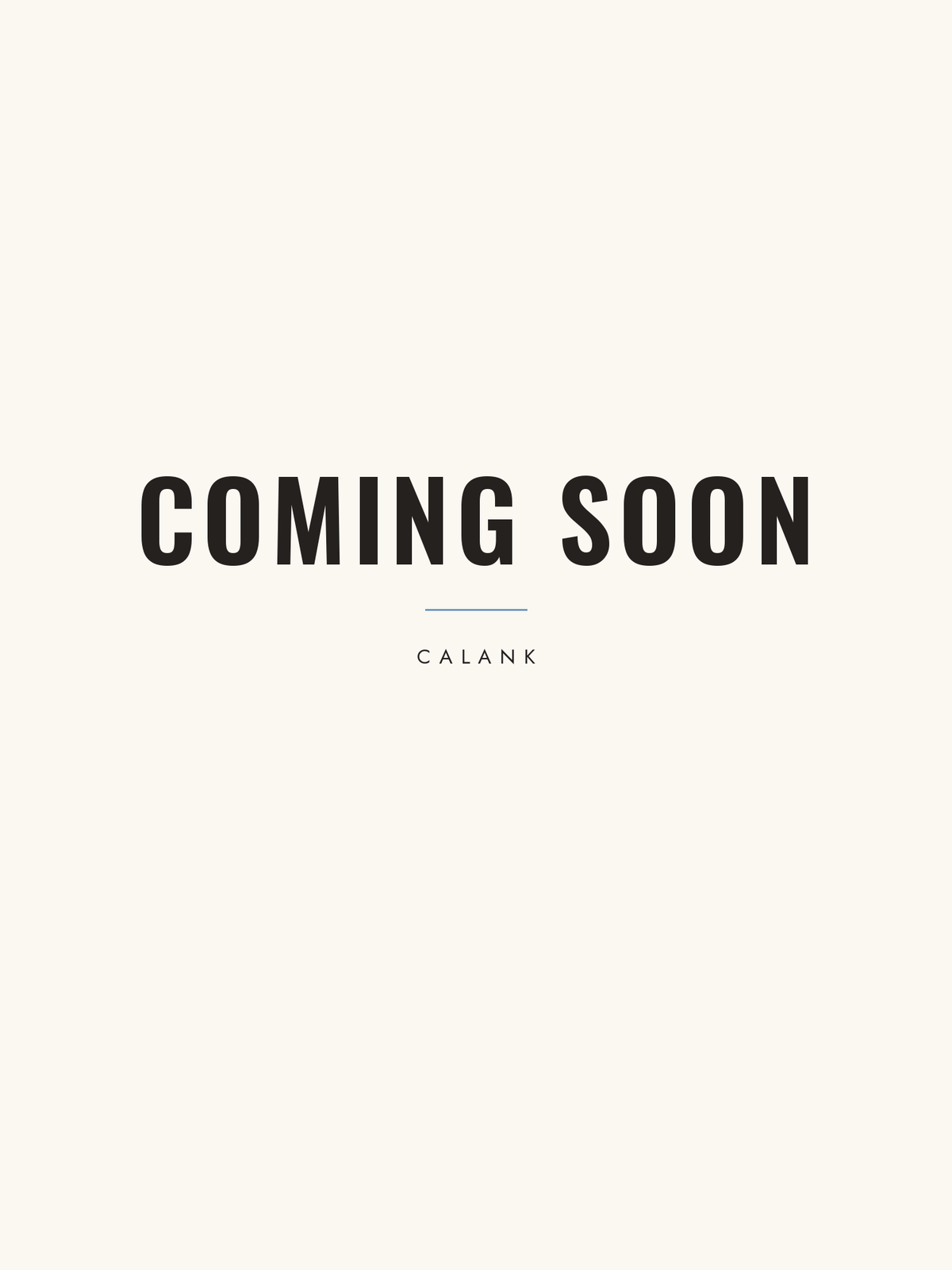 Coming soon