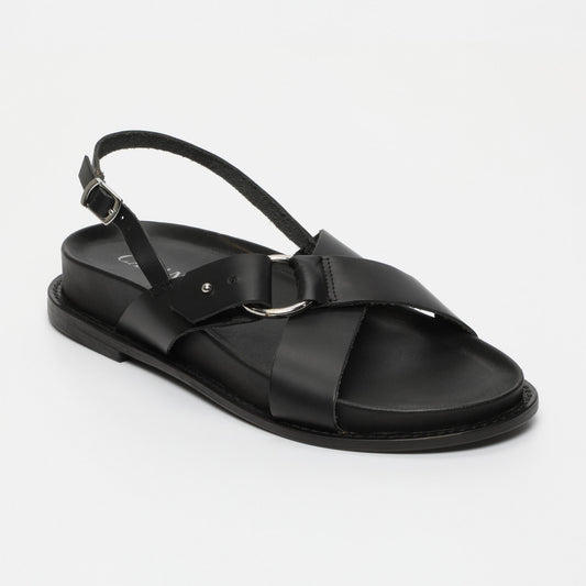 eilani sandales en cuir black